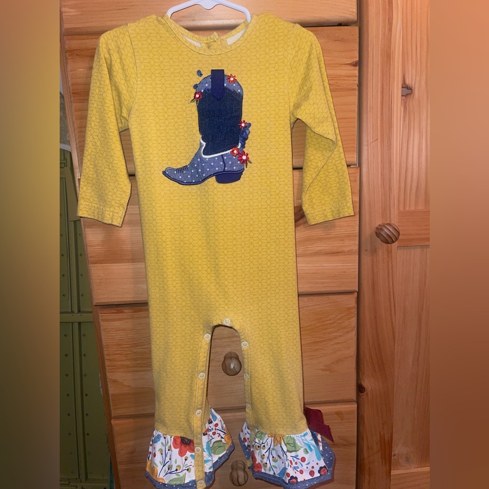 Ricrac and Ruffles Romper 24M